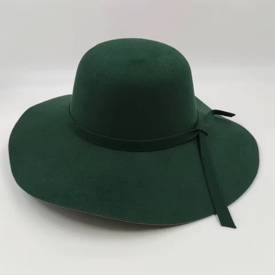 Vintage Big Brim Colorful Felt Fedora Fashion Dome Bucket Hat - Image 21