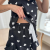Vintage Tank Tops Sleepwear Sleeveless V-Neck Nightwear Shorts 2 Piece Set - Image 5