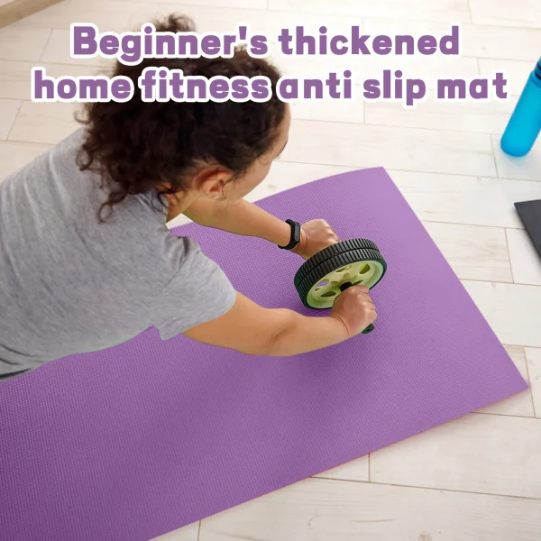 Anti-slip Exercise And Pilates Gymnastics Equipment Rubber Sports Fitness Yoga Mats - Image 3