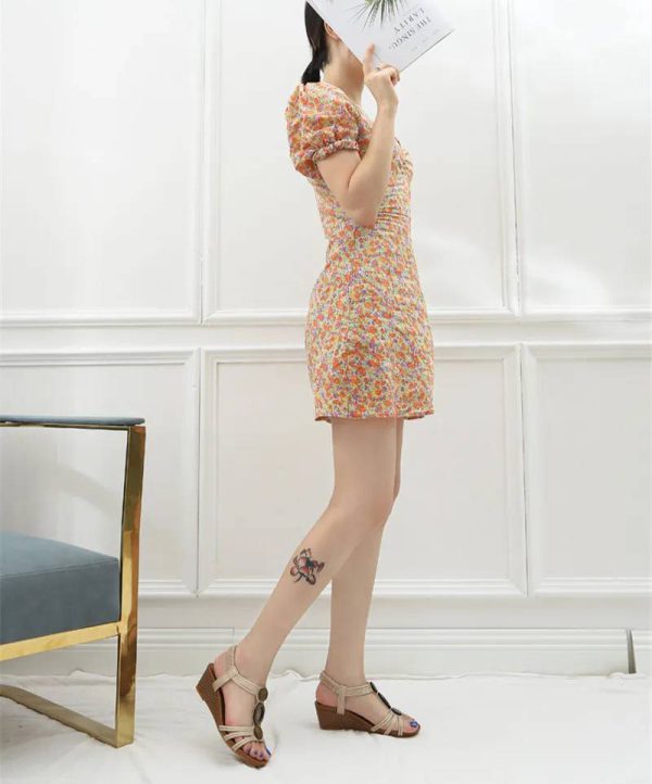 Bohemian Cross-Tied Rear Strap Anti-Slip Platform Gladiator Wedge Sandals - Image 8