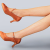 Casual Closed Toe Modern Quickstep Foxtrot Satin High Heel - Image 2