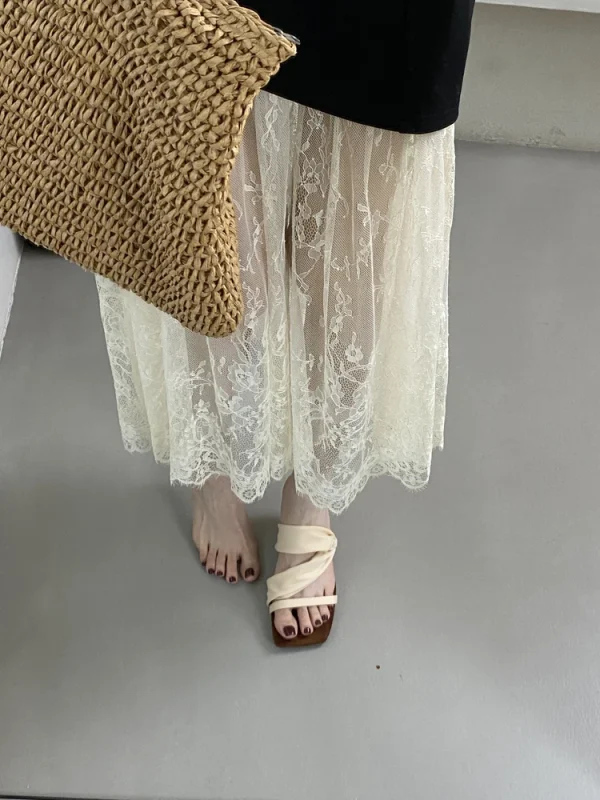 Classic Designer Evening Party With Platforms Wedges Heel Slippers - Image 2
