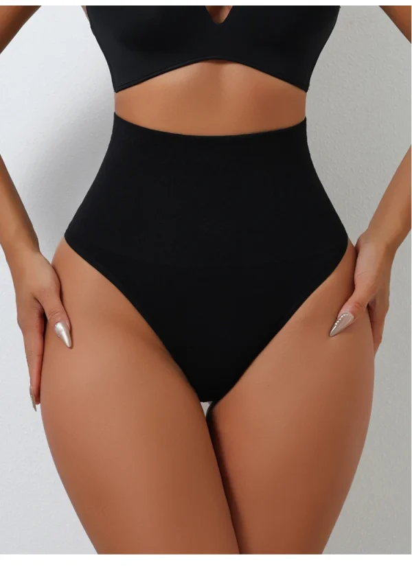 Casual High Waist Thongs Seamless Panties G-String Lingerie Tummy Control Shaping Girdle Shaper Underwear