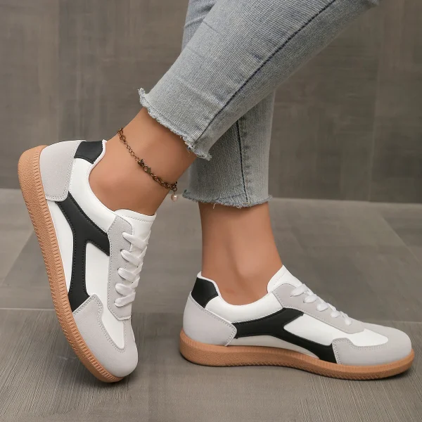 Casual Lace-Up Rubber Lightweight And Breathable Suitable Shoes - Image 3