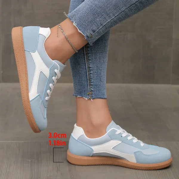 Casual Lace-Up Rubber Lightweight And Breathable Suitable Shoes - Image 2