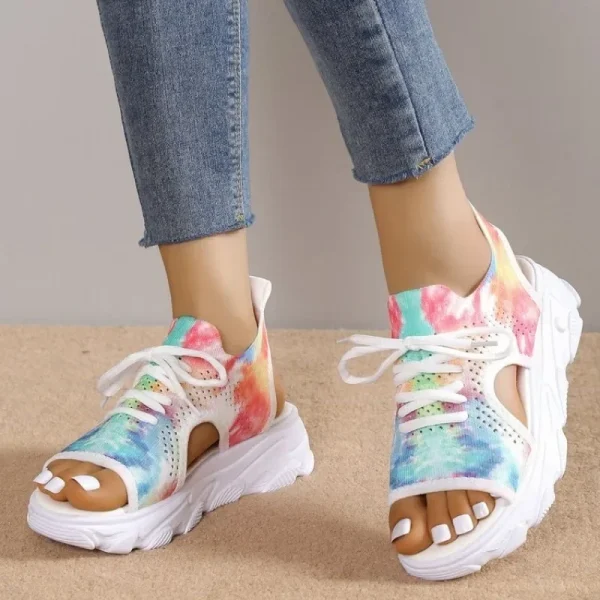 Casual Platform Thick-Soled Open Toe Beach Style Large Size Sports Sandals - Image 2