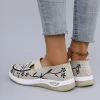 Casual Prints Comfortable Breathable Lightweight Soled Flat Sports Shoes - Image 6