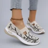 Casual Prints Comfortable Breathable Lightweight Soled Flat Sports Shoes - Image 2