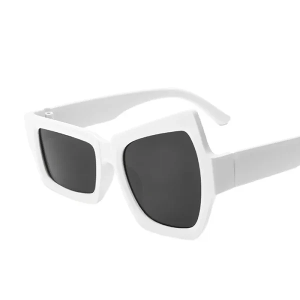 Casual Rectangle Plastic Irregular Funny Anti-reflective Mirror Sunglasses - Image 5