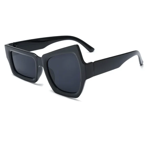 Casual Rectangle Plastic Irregular Funny Anti-reflective Mirror Sunglasses - Image 4