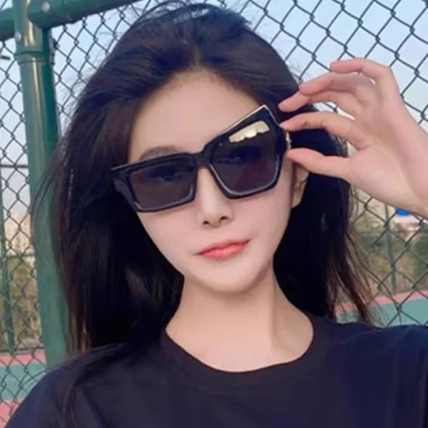 Casual Rectangle Plastic Irregular Funny Anti-reflective Mirror Sunglasses - Image 2
