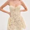 Casual Square Neck Sleeveless High Waist Temperament Mini Dress - Image 2