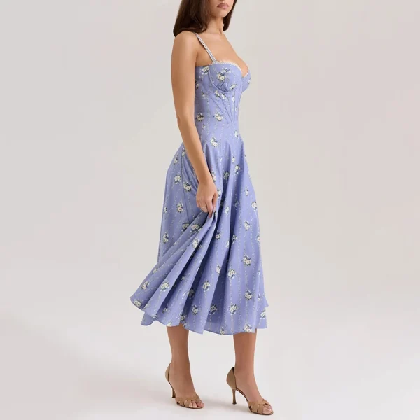 Casual Strapless Sleeveless High Waist Temperament Dress - Image 3