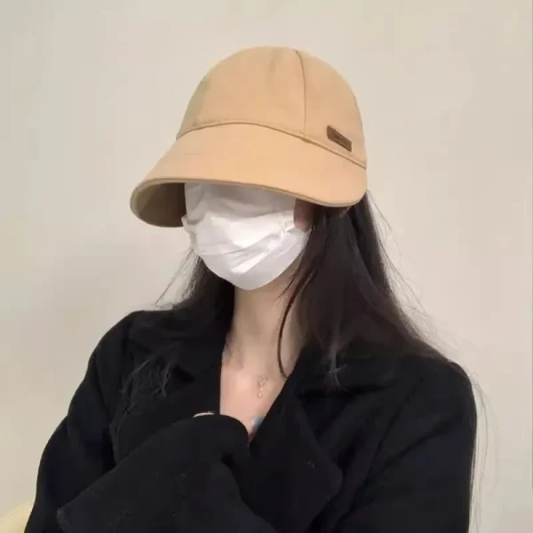 Casual UV Protection Cap Adjustable Cotton Wide Brim Bucket Caps Foldable Fisherman Sunhat - Image 2