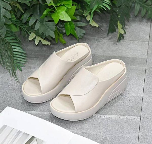 Casual Wedge Platform Open Toe Orthopedics Thick Bottom Slippers - Image 3