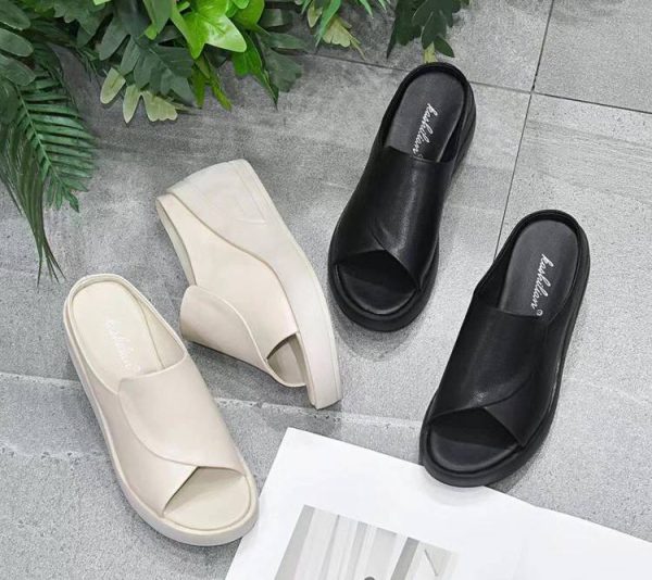 Casual Wedge Platform Open Toe Orthopedics Thick Bottom Slippers - Image 7