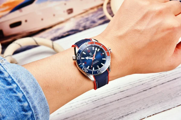 Elegant Ceramic Bezel Waterproof Automatic Top Brand Sports Sapphire Glass Mechanical Wristwatch - Image 2