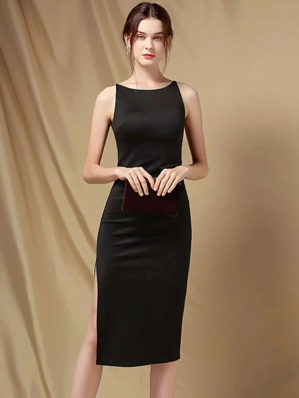 Elegant Folds Sleeveless Birthday Party Prom Evening Bodycon Dresses - Image 13