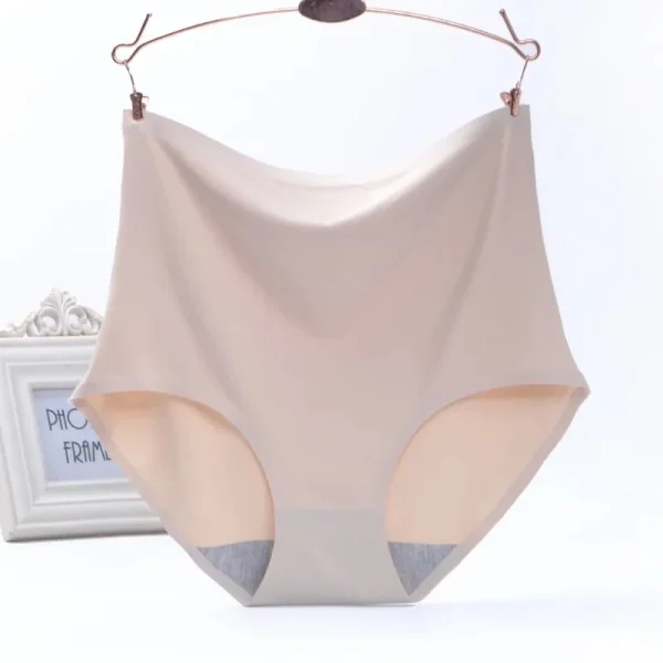 Elegant In Hip Lift plus size Breathable Briefs High waist Seamless Panties - Image 8