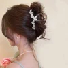 Elegant Jelly Heart Acrylic Non Slip Strong Shark Headdress Hair Claw Clip - Image 4