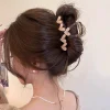 Elegant Jelly Heart Acrylic Non Slip Strong Shark Headdress Hair Claw Clip - Image 2