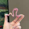 Elegant Rainbow Love Large Ponytail Hair Crab Colorful Shark Clip Hair Claws - Image 10