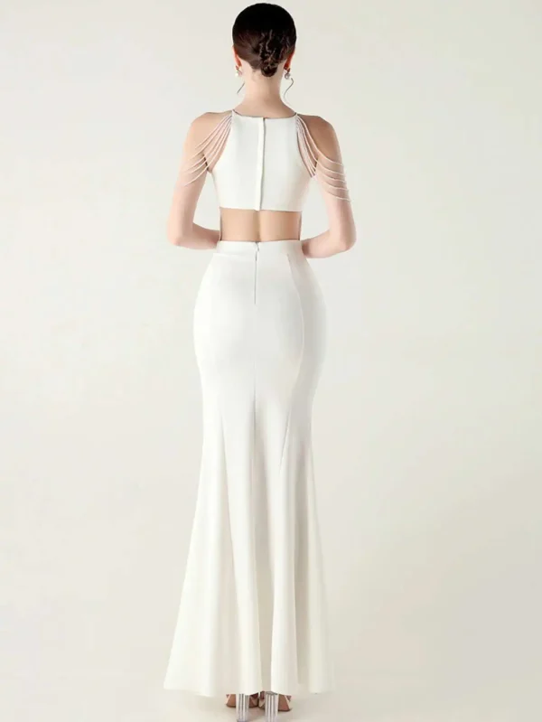 Elegant Rhinestone Birthday Party Luxury Prom Evening Dresses - Image 11