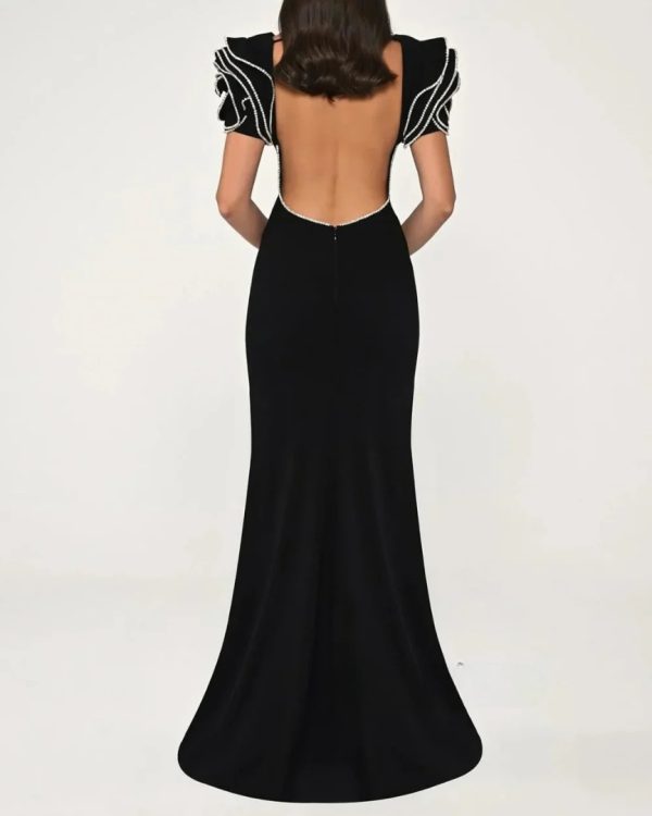 Exquisite Modern Style Pastrol Unisex O-Neck Long Prom Maxi Dresses - Image 2