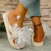 Flower EVA Sole Lightweight Flat Comfortable Beach Style Flip Flops Slippers - Image 7