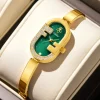 Luxury Cases Material Paper Oval Hook Buckle Temperament Bracelet Quartz Watch - Image 2