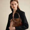 Luxury Designer Slouchy Satchel Work Cowhide Genuine Leather Handbags Shoulder Crossbody Bags - Image 4