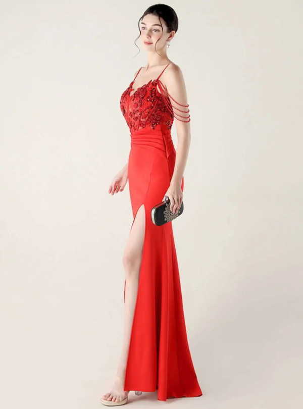 Luxury Elegant Backless Sleeveless  Erotic Vestidos Split Prom Party long Dresses - Image 17