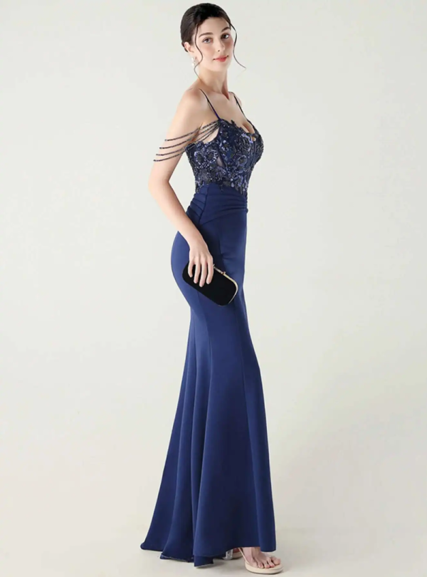 Luxury Elegant Backless Sleeveless  Erotic Vestidos Split Prom Party long Dresses - Image 5