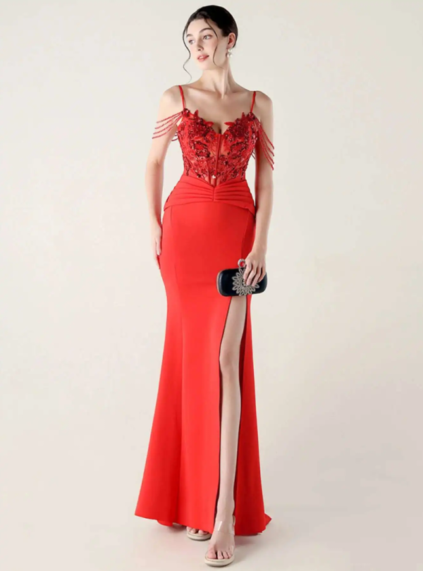 Luxury Elegant Backless Sleeveless  Erotic Vestidos Split Prom Party long Dresses - Image 16