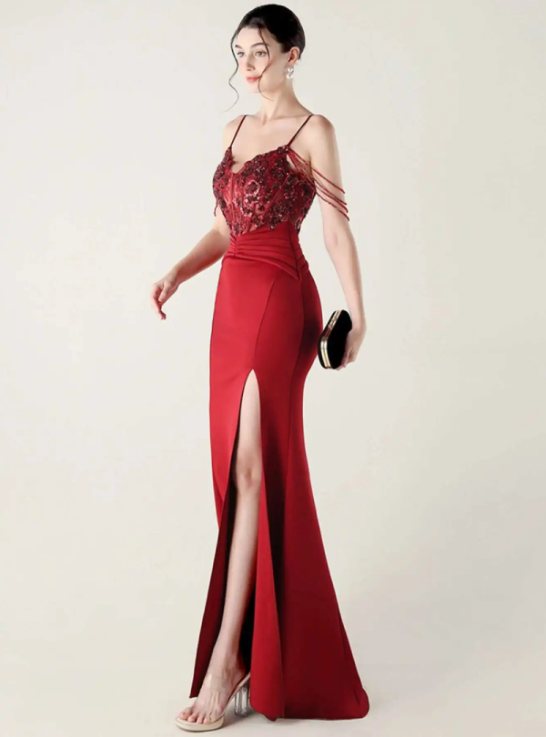 Luxury Elegant Backless Sleeveless  Erotic Vestidos Split Prom Party long Dresses - Image 20