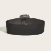 Luxury Punk Gothic Waistband Cummerbund Hip Hop Rhinestone Wide Elastic Corset Belt - Image 5