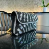 Luxury Striped Pearl Designer Beading Rhinestone Shiny Party Clutch Purses Bags - Image 13