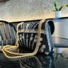 Luxury Striped Pearl Designer Beading Rhinestone Shiny Party Clutch Purses Bags - Image 14