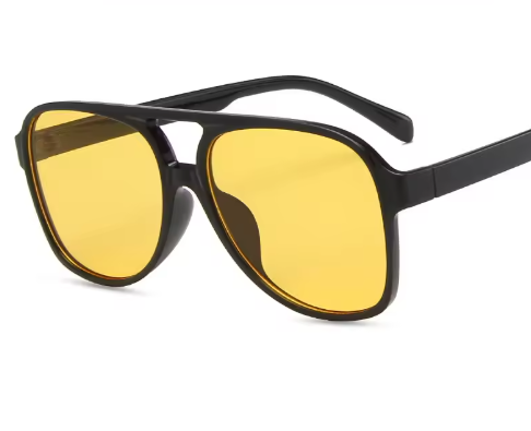 Retro Acrylic Brand Big Plastic Frame Square Glasses Vintage Oversized Sunglasses - Image 10