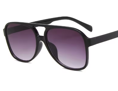 Retro Acrylic Brand Big Plastic Frame Square Glasses Vintage Oversized Sunglasses - Image 7