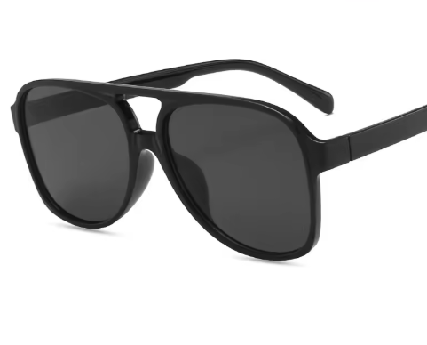 Retro Acrylic Brand Big Plastic Frame Square Glasses Vintage Oversized Sunglasses - Image 6