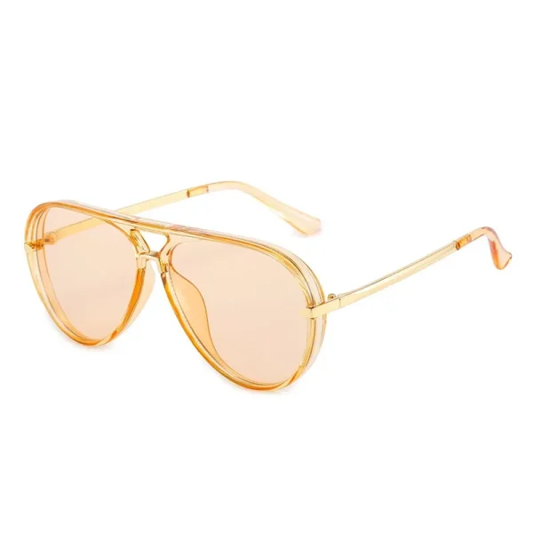 Retro Style Ins Street Large Frame Toad Photography Exaggerated Hip Hop Sunglasses - Image 4