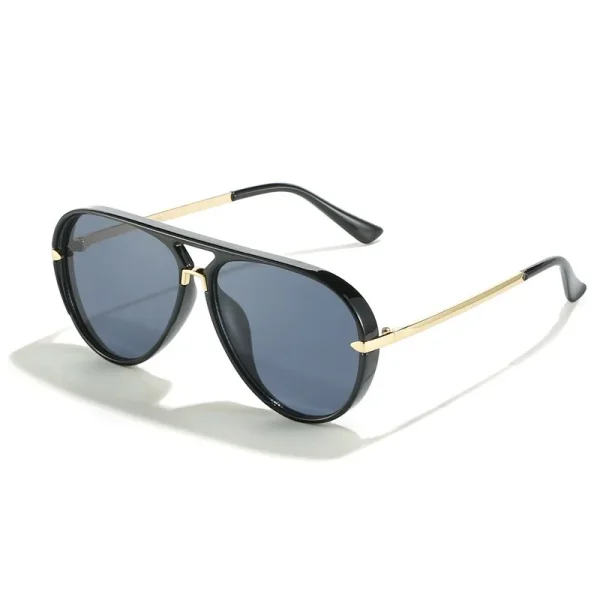 Retro Style Ins Street Large Frame Toad Photography Exaggerated Hip Hop Sunglasses - Image 5