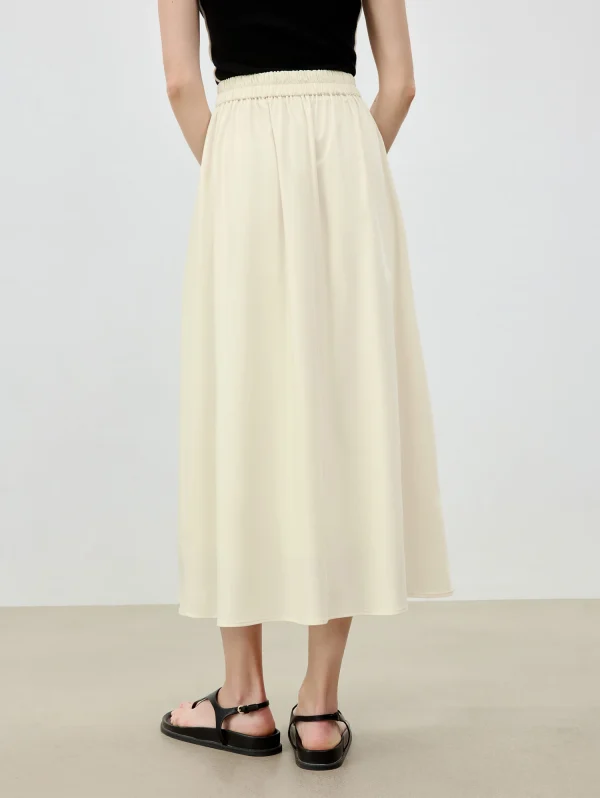 Romantic Ruffle Sleeveless Holiday Mid-Calf Top Skirt Set - Image 9