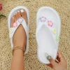 Versatile Soft Colorful Egg Flower Beach Style Outdoor Flip-Flops Slippers - Image 4