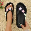 Versatile Soft Colorful Egg Flower Beach Style Outdoor Flip-Flops Slippers - Image 8