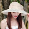 Vintage Fascinating Kentucky Flower Large Wide Brim Big Fedora Hat - Image 7