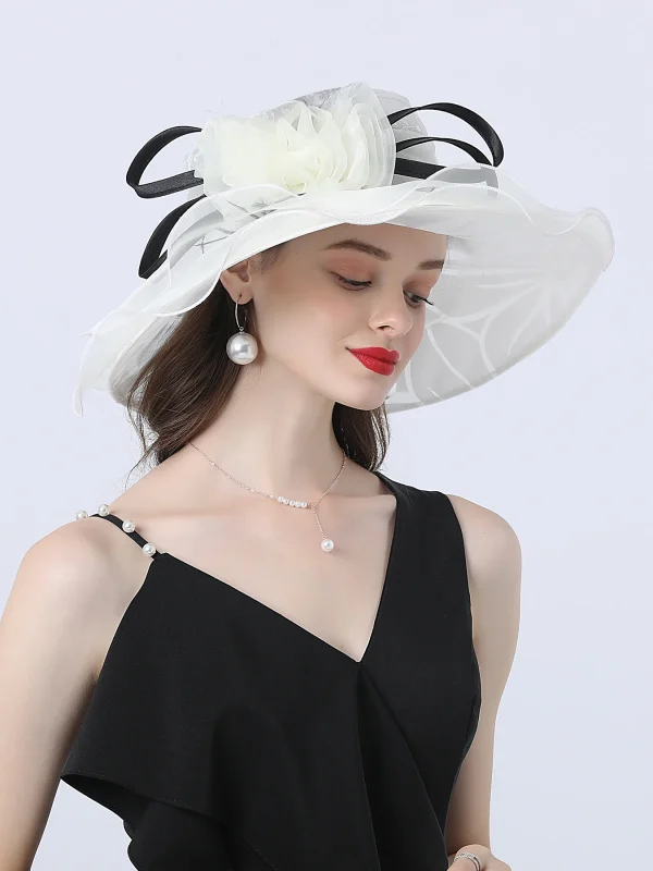 Casual Floral Travel Sun Protection Foldable Wide Brim Beach Sun Hat - Image 10