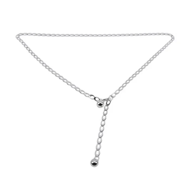 Casual Geometric Metal Chain High Waist All-Match Dress Belts - Image 6