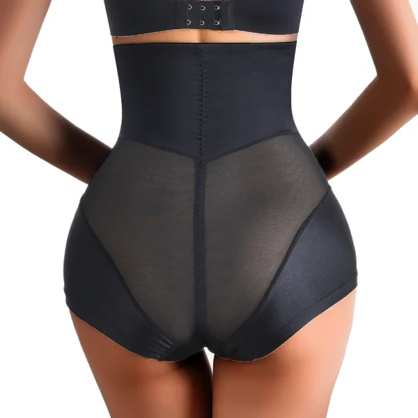 Casual High Waist Trainer Tummy Slimming Belly Control Body Underwear Briefs Zipper Panties Shapewear - Image 4